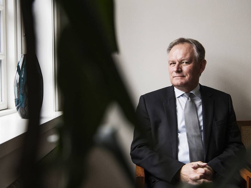 Jan Ulsø Madsen, topchef i Vestjysk Bank | Foto: Gregers Tycho/ERH