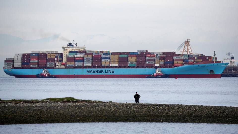 Maersk Line holder igen med at bestille megaskibe. | Foto: Jason Redmond/Reuters/Ritzau Scanpix