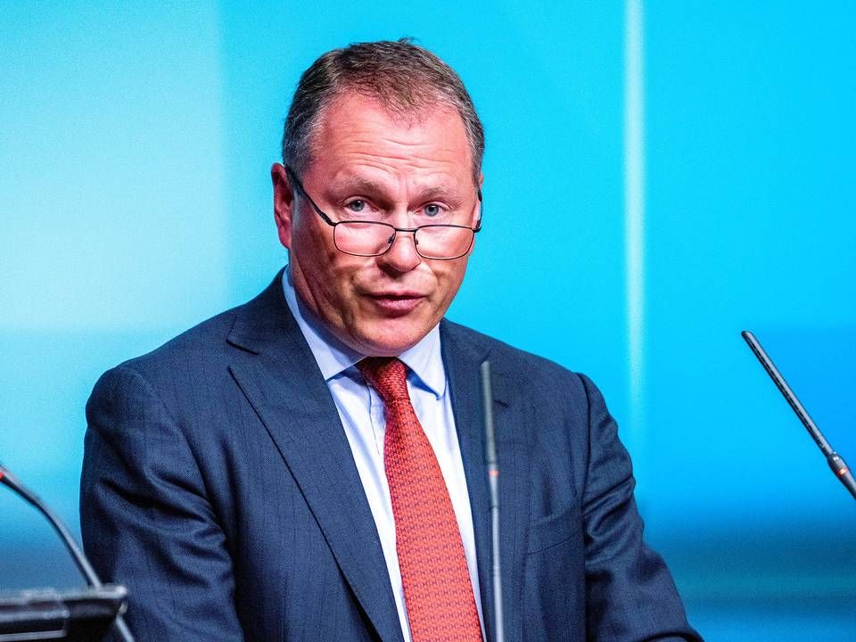 Oljefondsjef Nicolai Tangen kan vise til 990 milliarder i avkastning i første halvår. | Foto: Norsk Telegrambyra As/Reuters/Ritzau Scanpix