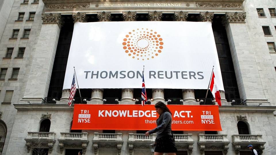 Canadiske Thomson Reuters Group kom på den amerikanske børs i 2008. | Foto: Brendan Mcdermid/Reuters/Ritzau Scanpix