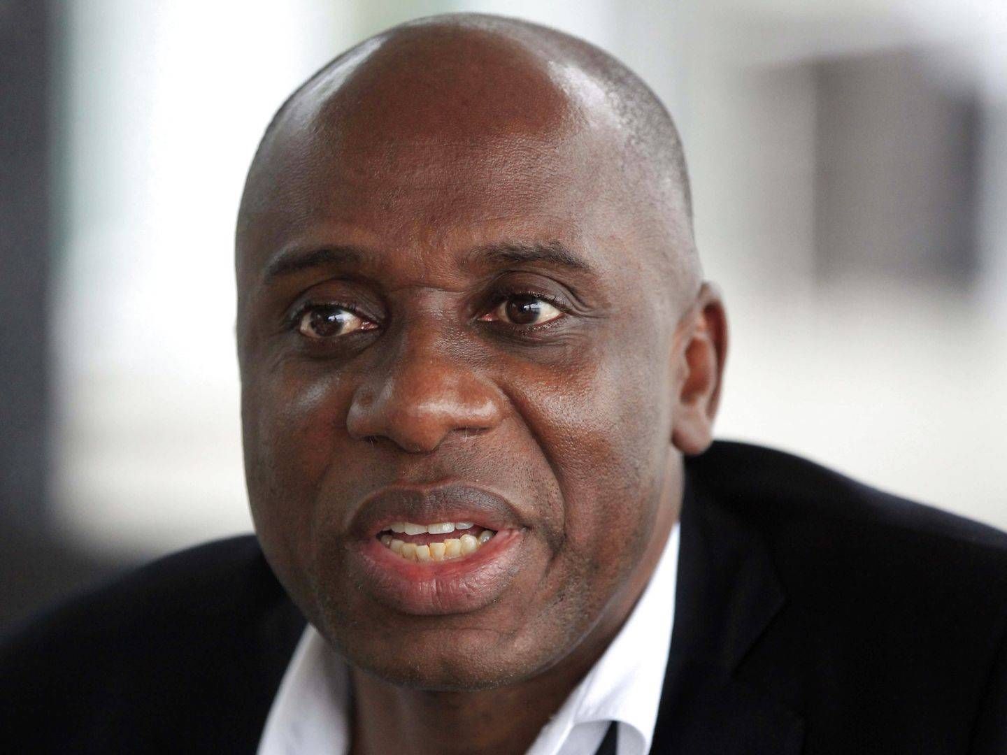 Nigerias tranpsortminister Rotimi Amaechi. Sunday Alamba/AP/Ritzau Scanpix