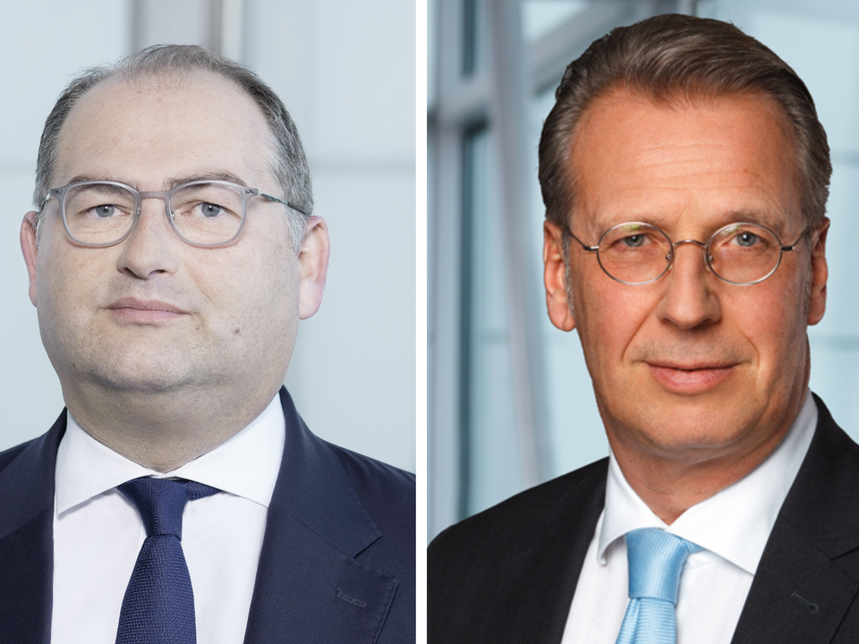Roland Boehm (links) und Nikolaus Giesbert, Bereichsvorstände der Commerzbank | Foto: Commerzbank