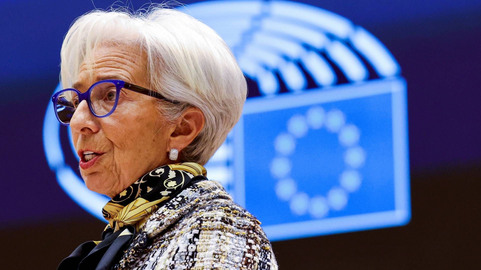 Formanden for Den Europæiske Centralbank, Christine Lagarde. | Foto: POOL/REUTERS / X80003