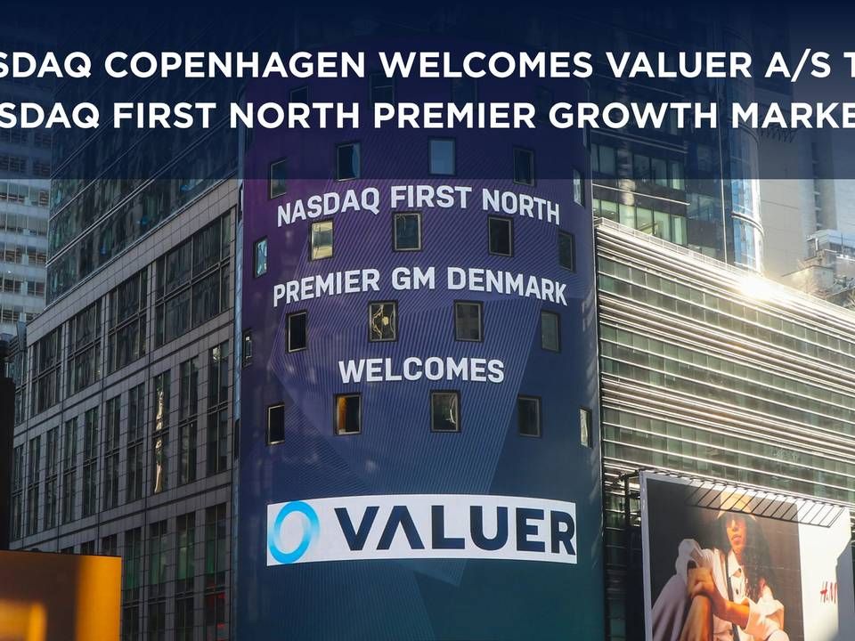 Valuer blev børsnoteret på First North for nylig. | Foto: Nasdaq/PR