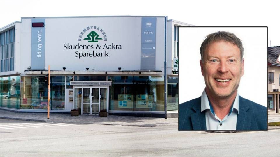 Banksjef Alf Inge Flokketvedt i Skudenes & Aakra Sparebank. | Foto: Pressebilder