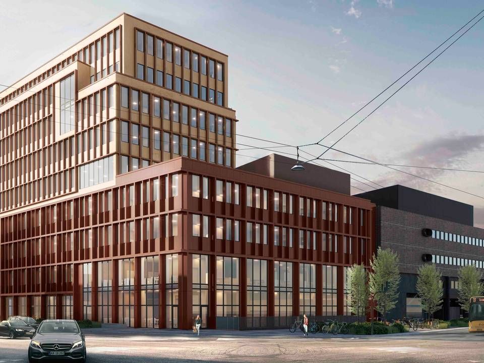 Det nye flerbrugerhus ligger ved siden af PFA's hovedsæde i Nordhavn i København. | Foto: PR / PFA
