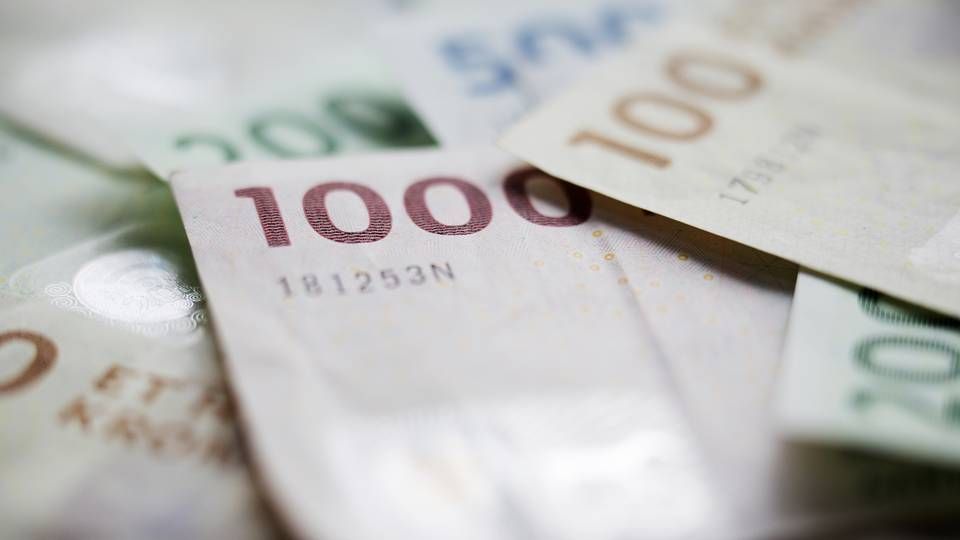 Nationalbanken skal sandsynligvis i gang med at sælge danske kroner for at holde kursen nede. | Foto: Thomas Borberg