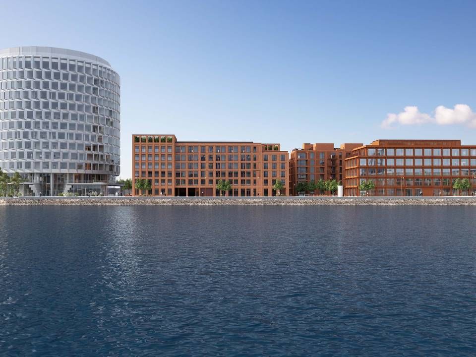 Residence Inn by Marriott kommer til at indtage hele den midterste bygning i Nordø-kvarteret i Nordhavn. | Foto: PR /Marriott & Core Hospitality