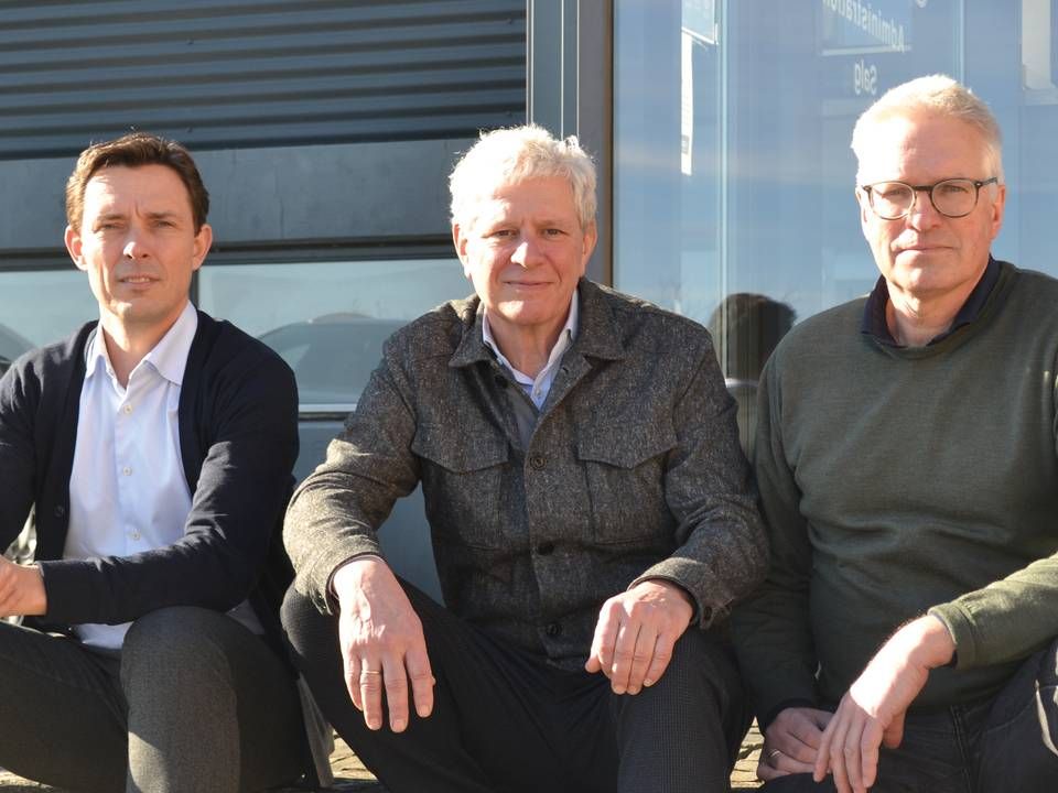 Fra venstre: Michael Vadgaard, Cees Kuypers og Søren Hansen. | Foto: Future Food / PR