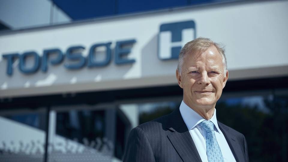 Topsøe-direktør Roeland Baan varsler med den nye fabrik konkrete skridt i energiomstillingen. | Foto: Haldor Topsøe/PR