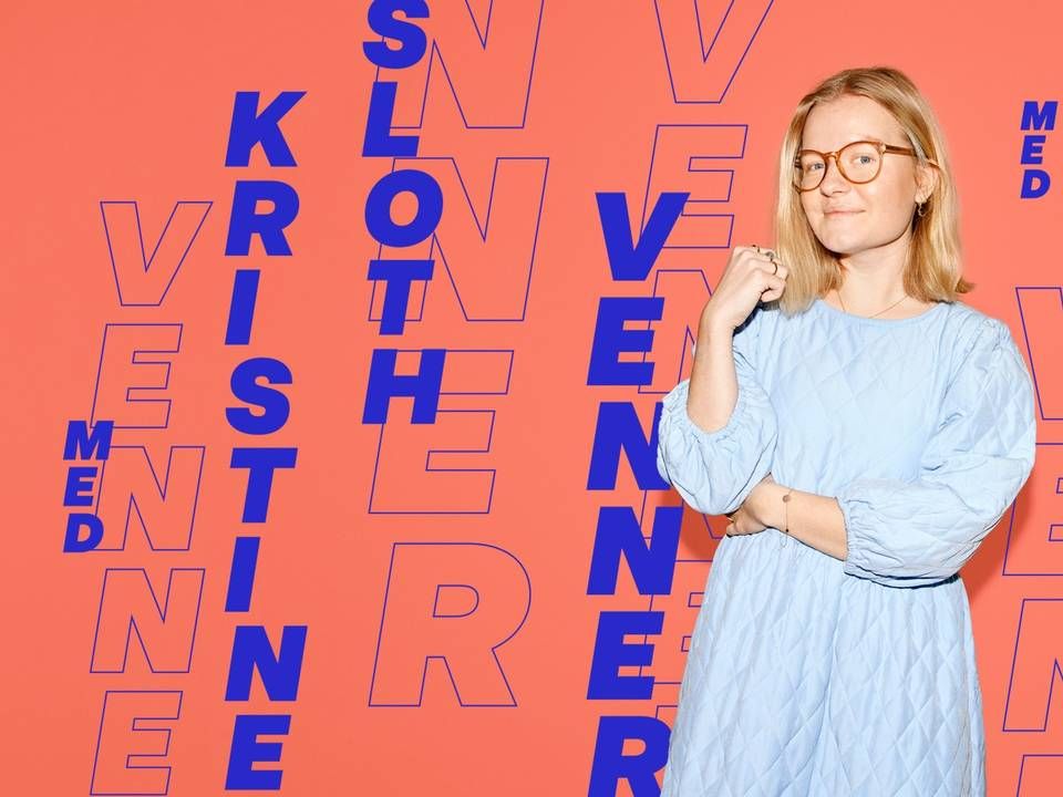 Youtuberen Kristine Sloth bliver vært på sin egen podcast. | Foto: Sebastian Vistisen Toft, DR