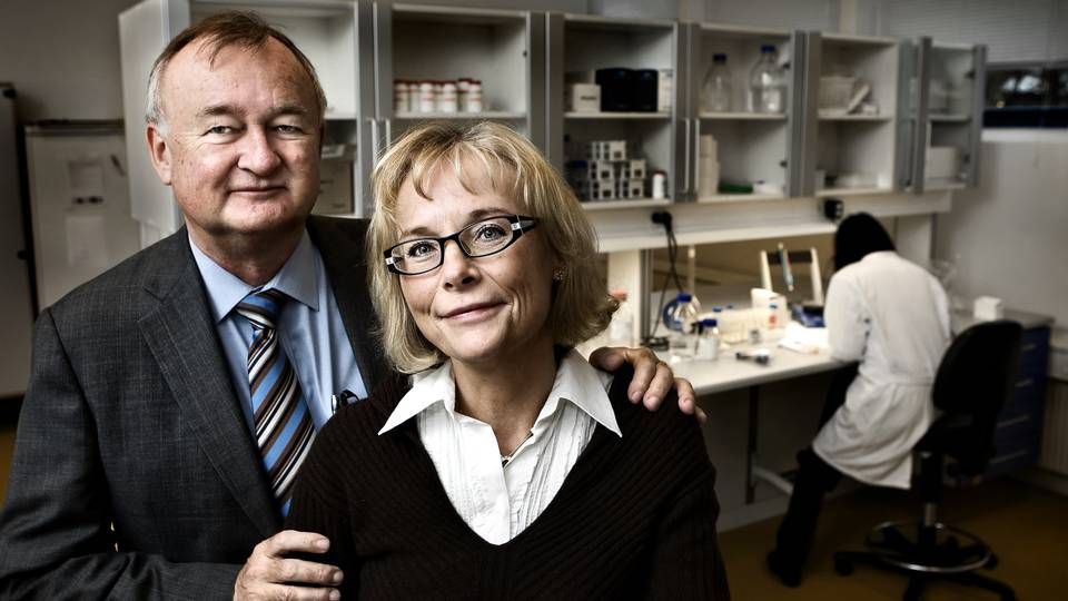 Claus Christiansen og Bente Juel Christiansen er ejere af bl.a. Nordic Bioscience i Herlev. | Foto: Steen Wrem/ERH