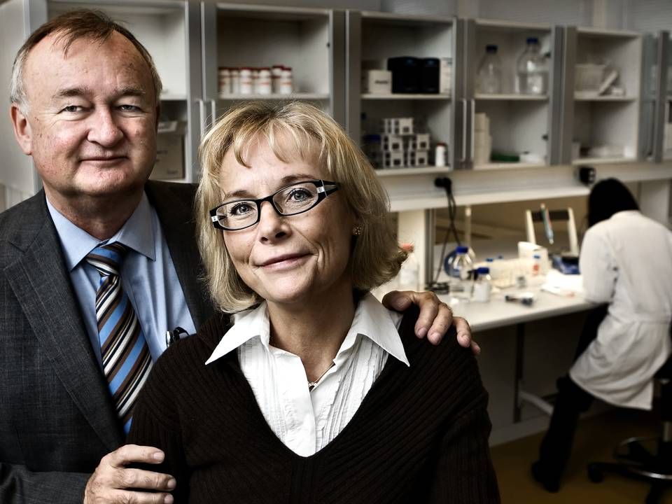 Claus Christiansen og Bente Juel Christiansen er ejere af bl.a. Nordic Bioscience i Herlev. | Foto: Steen Wrem/ERH