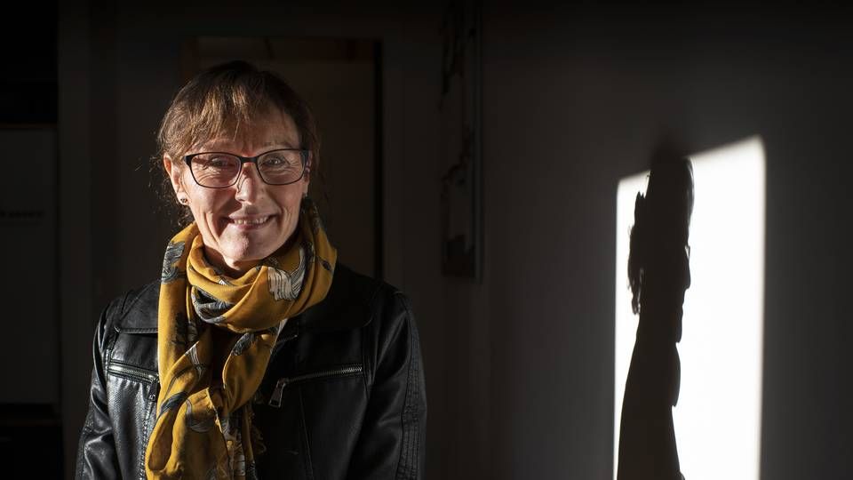 Martha Petersen, direktør i Folkesparekassen, har fået ro i maven, men ro har der ikke været meget af i 2020. | Foto: Joachim Ladefoged/ERH