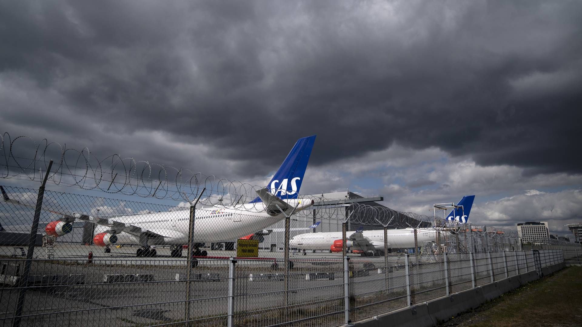 De mørke skyer hænger stadig over SAS, viser de nyeste passagertal. | Foto: Tariq Mikkel Khan