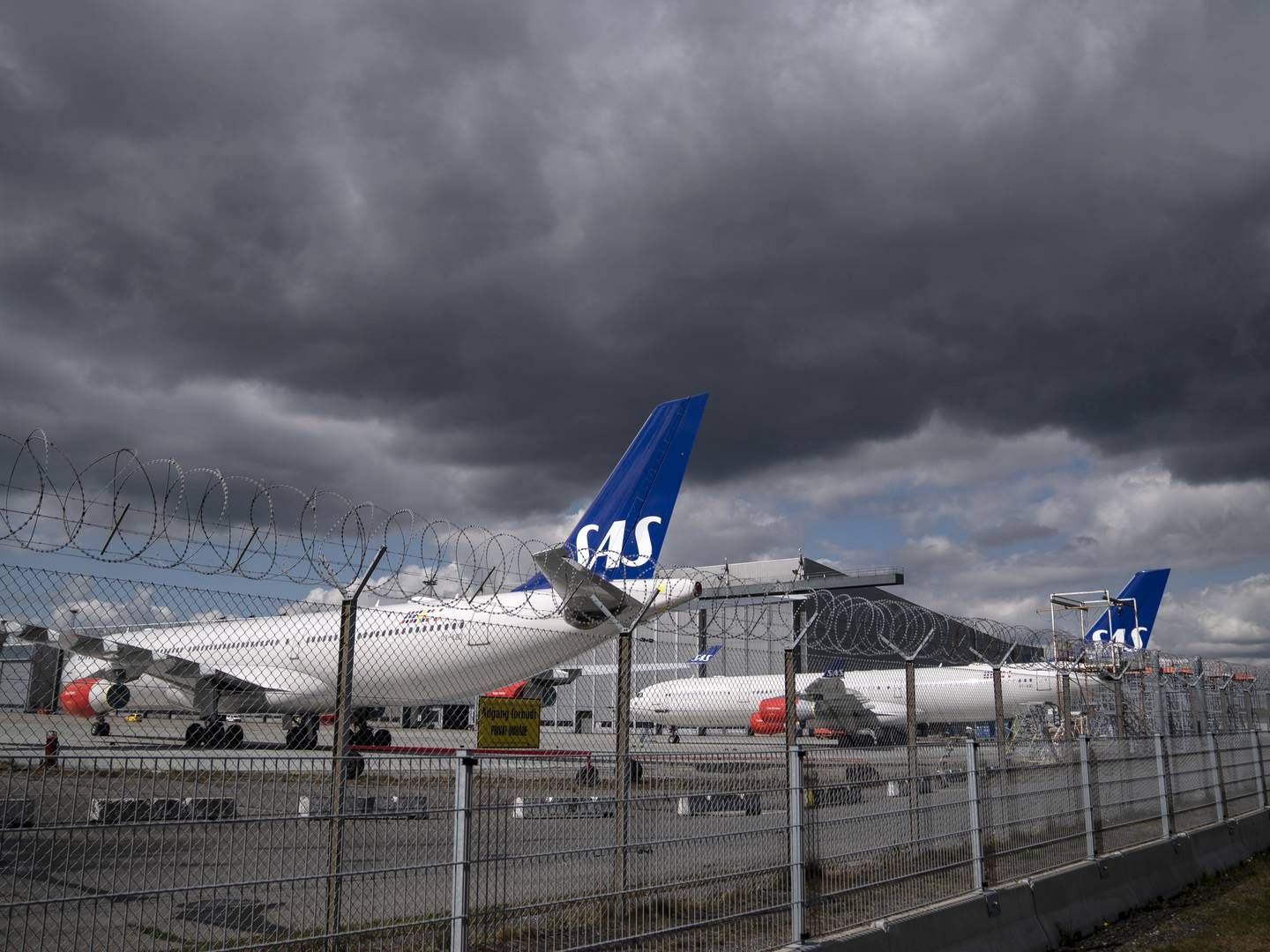 De mørke skyer hænger stadig over SAS, viser de nyeste passagertal. | Foto: Tariq Mikkel Khan