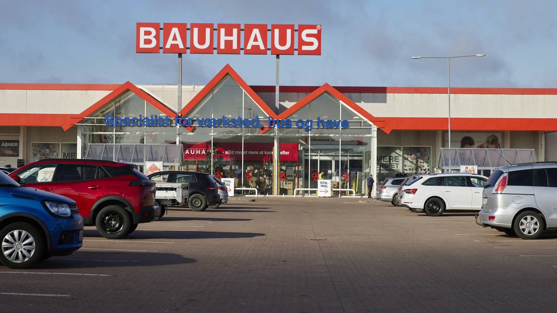 Bauhaus-toppen venter efter mandagens møde med erhvervsministeren, at udvalgsvarebutikker over 5.000 kvm snart må huse langt flere kunder, end reglerne tillader i dag. | Foto: Mikkel Berg Pedersen/FREELANCE / FREELANCE