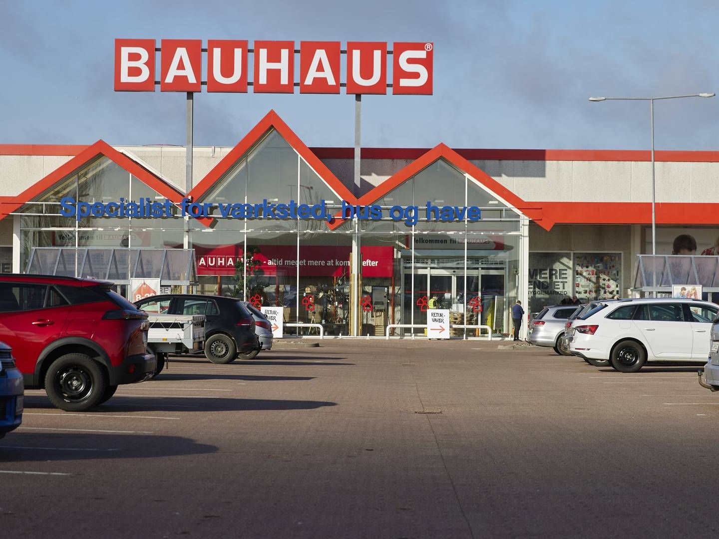 Bauhaus-toppen venter efter mandagens møde med erhvervsministeren, at udvalgsvarebutikker over 5.000 kvm snart må huse langt flere kunder, end reglerne tillader i dag. | Foto: Mikkel Berg Pedersen/FREELANCE / FREELANCE