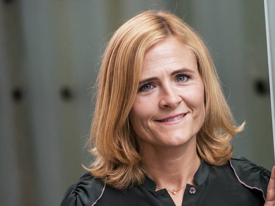 Camilla Holm rykker fra realkreditten til pensionssektoren. | Foto: Stine Bidstrup/ERH