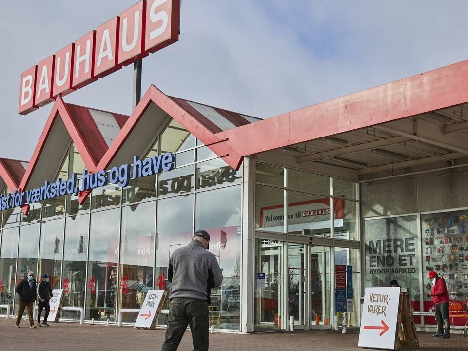 Byggemarkedskæden Bauhaus har ført an i kampen for yderligere genåbning af store udvalgsvarebutikker. | Foto: Mikkel Berg Pedersen/FREELANCE / FREELANCE