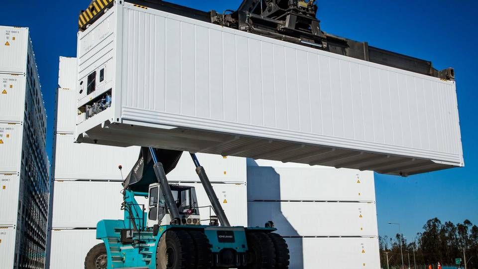 Den store efterspørgsel på containere har fået Maersk til at overveje at sælge den enhed, der producerer kølecontainere. | Foto: Maersk Container Industry/PR