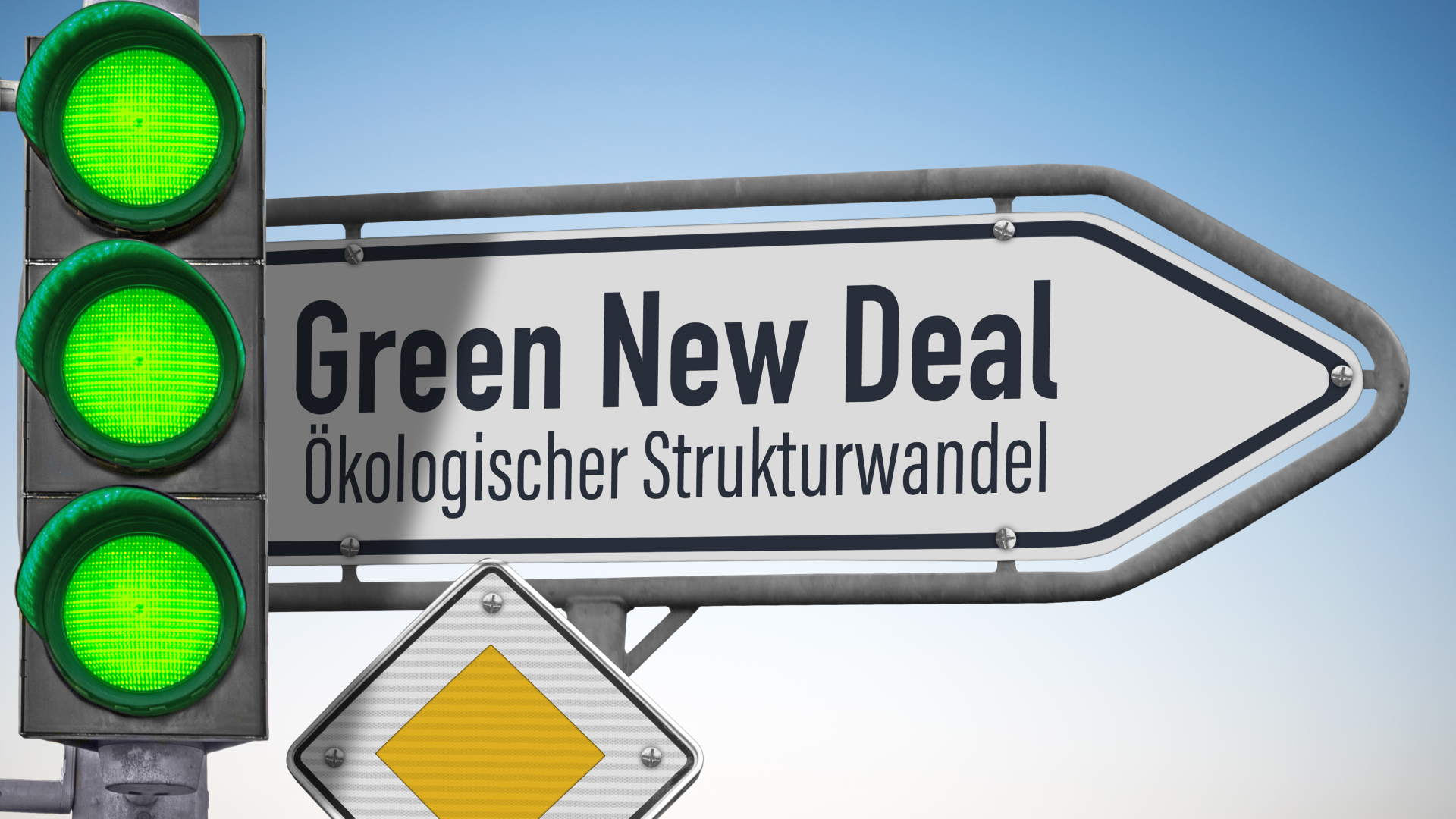 Schild mit "Green New deal" (Symbolbild) | Foto: colourbox.com