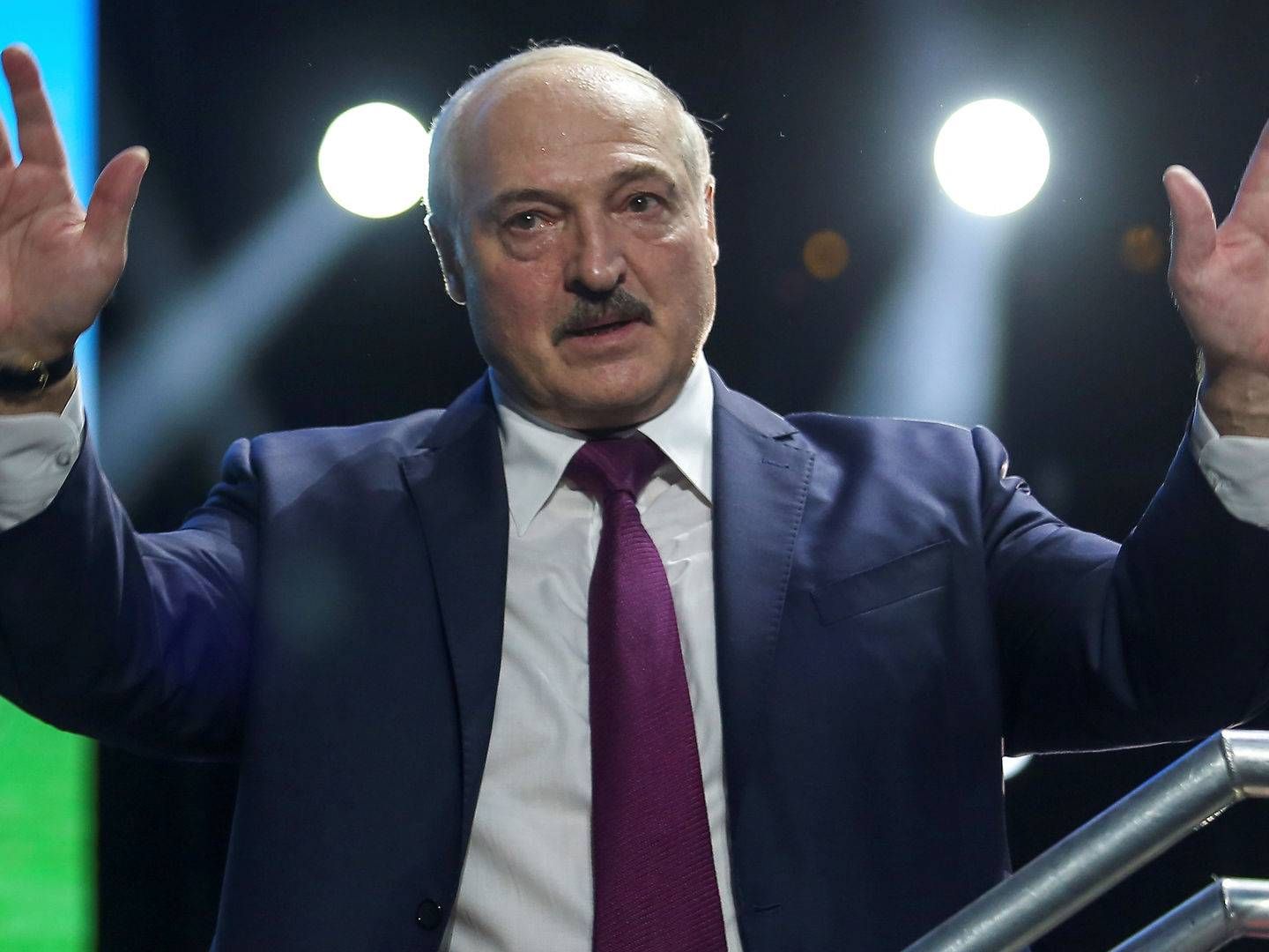 Den hviderussiske præsident Aleksandr Lukasjenko - også kendt som Europas sidste diktator. | Foto: Tut.by/Reuters/Ritzau Scanpix
