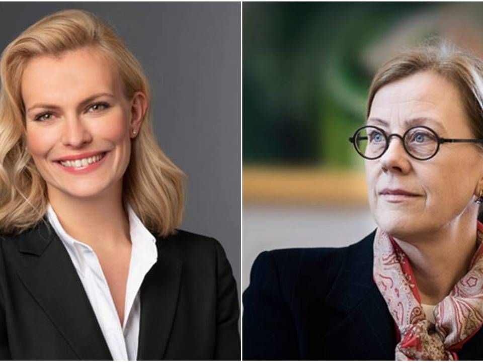 Wava Bodin, founder and CEO of Fundrella, and Ulrika Hasselgren, member of Fundrella's board of directors and newly-appointed head of Nordics at Arabesque Asset Management. | Photo: PR / Fundrella & Danske Bank