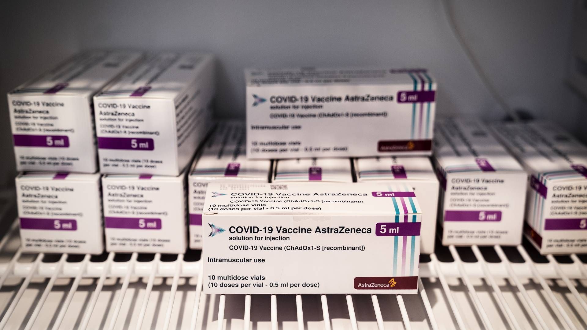 Astrazeneca-vacciner ligger på lager i USA, men er endnu ikke godkendt til brug i landet. | Foto: LISELOTTE SABROE