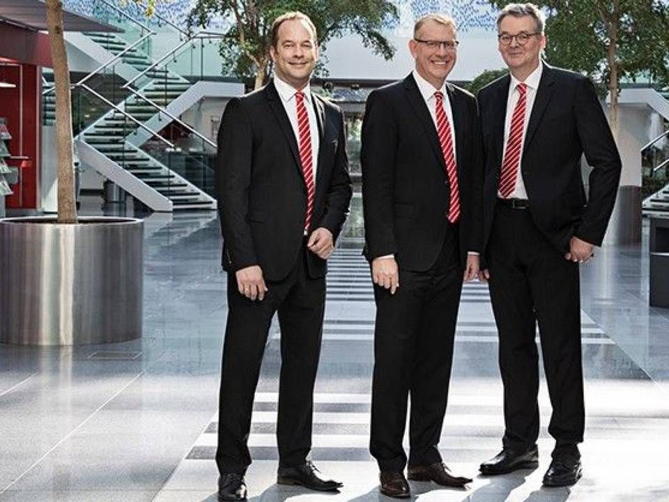 Der Vorstand der Sparkasse Dortmund (v.l): Peter Orth, Dirk Schaufelberger und Jörg Busetta. | Foto: Sparkasse Dortmund