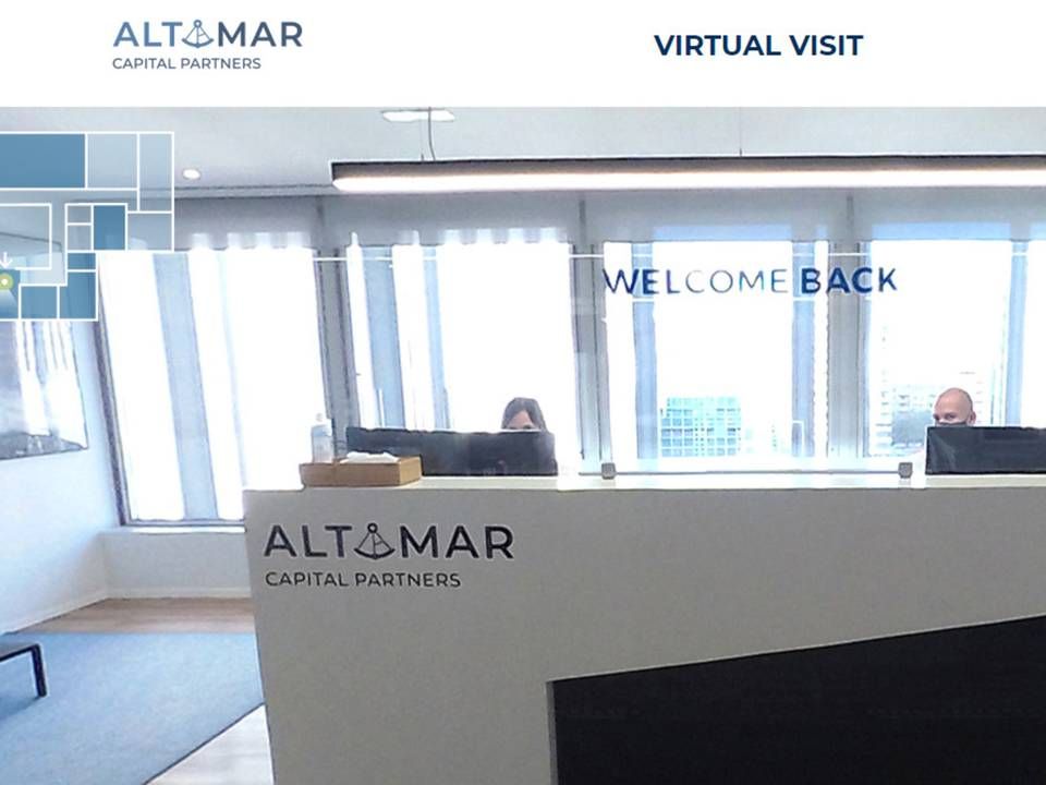 Screenshot from Altamar Capital Partners' virtual reception | Photo: Screen Dump