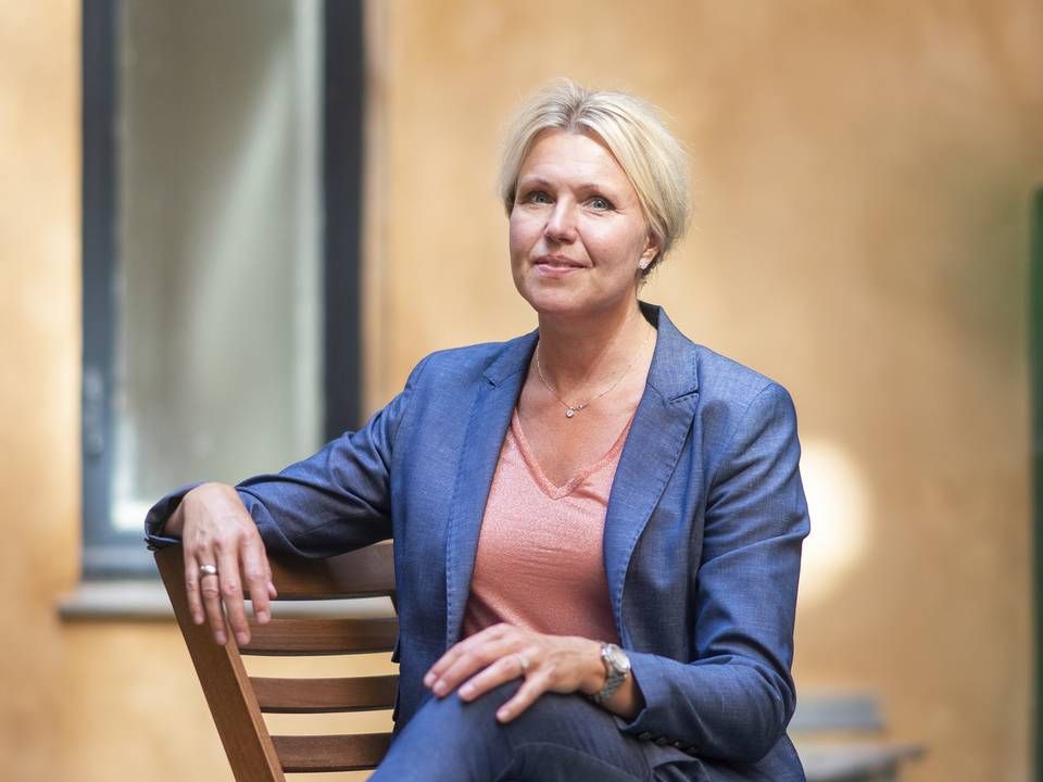 Charlotte Skovgaard, adm. direktør i Merkur Andelskasse. | Foto: Stine Bidstrup/ERH