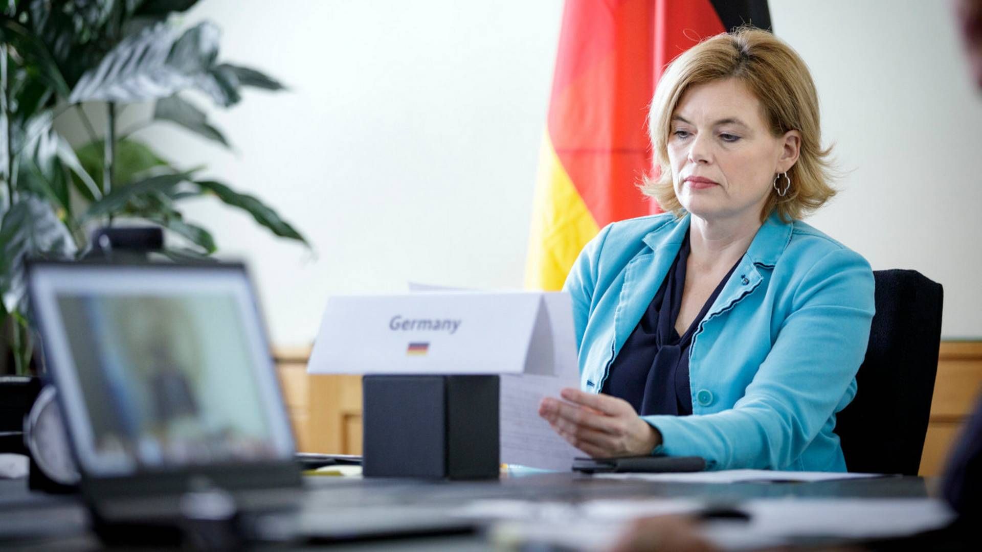 Tysklands landbrugsminister Julia Klöckner | Foto: PR Det tyske landbrugsministerium BMEL