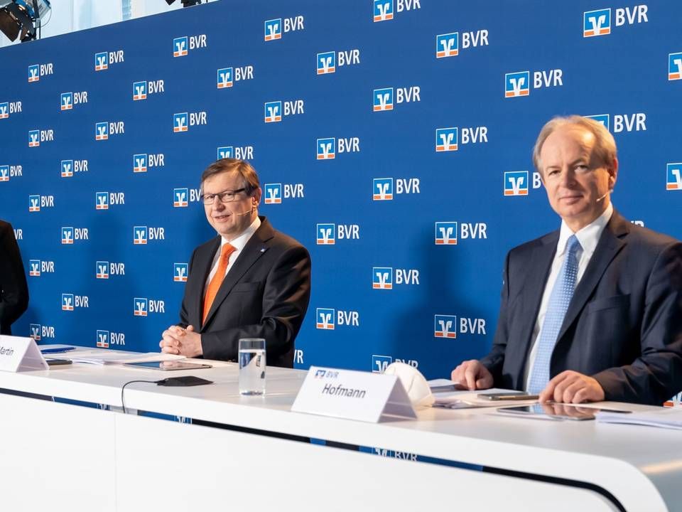 BVR-Präsidentin Marija Kolak mit ihren männlichen Vorstandsmitgliedern Andreas Martin (Mitte) und Gerhard Hofmann. | Foto: BVR