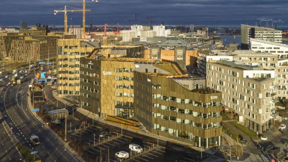 Visualisering af det netop solgte københavnske kontorprojekt Cph Highline. | Foto: Skanska