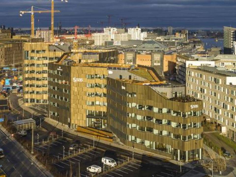 Visualisering af det netop solgte københavnske kontorprojekt Cph Highline. | Foto: Skanska