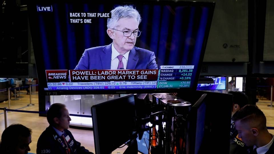 Powell forventer, at et opadgående inflationspres ikke vil være stort eller vedvarende, og at Federal Reserve har "værktøjer til at håndtere for høj inflation". | Foto: BRENDAN MCDERMID/REUTERS / X90143