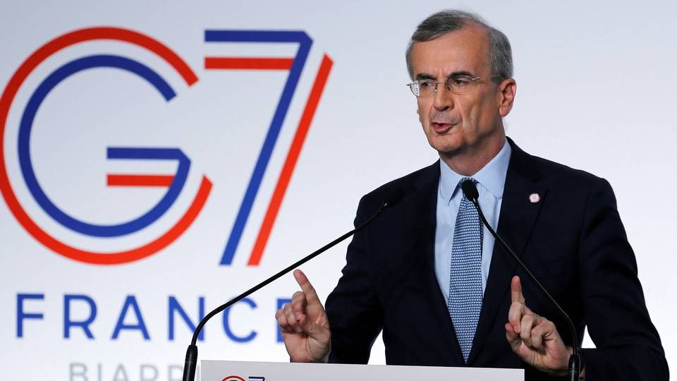 Frankrigs centralbankchef, François Villeroy de Galhau. | Foto: Pascal Rossignol/Reuters/Ritzau Scanpix