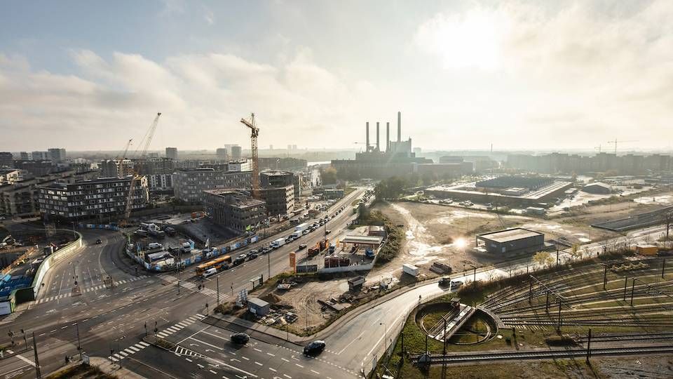Jernbanebyen i det sydlige København breder sig over 365.000 kvm. | Foto: Kontraframe