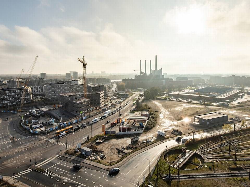 Jernbanebyen i det sydlige København breder sig over 365.000 kvm. | Foto: Kontraframe