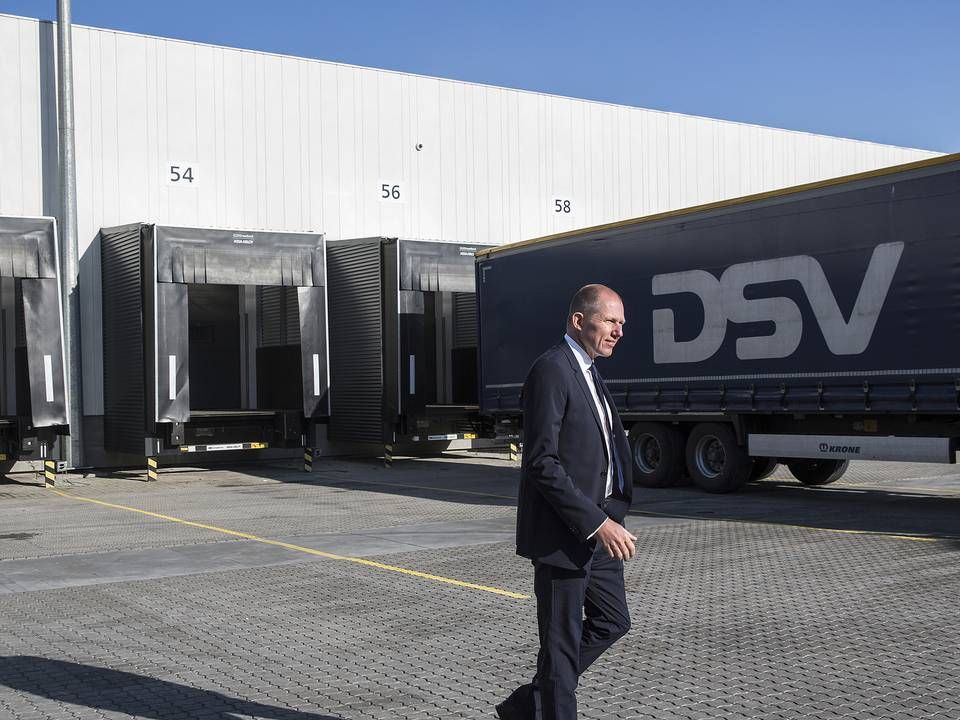 Jens Bjørn Andersen, CEO of DSV Panalpina, and his staff have been busy with customer inquiries in the wake of the Suez blockage. | Photo: Stine Bidstrup/ERH