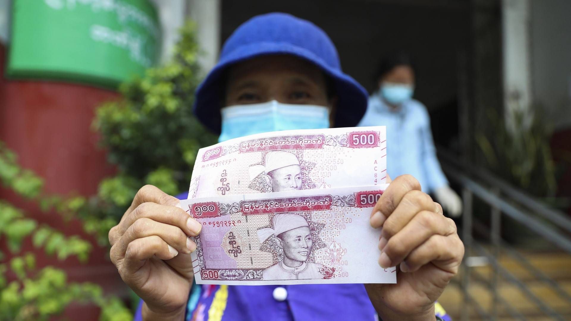 Ein 500-Kyat-Schein. Kyat ist Myanmars Landeswährung. | Foto: picture alliance / ASSOCIATED PRESS | Thein Zaw