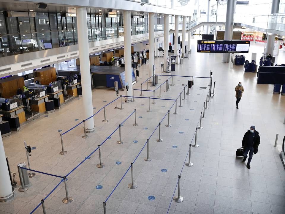 Københavns Lufthavn havde sidste år det laveste antal passagerer i 50 år. | Foto: Jens Dresling