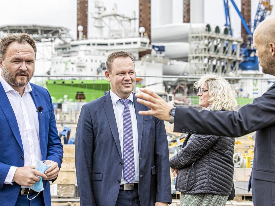 Klimaminister Dan Jørgensen og Jesper Frost Rasmussen | Foto: Foto: Niels Husted