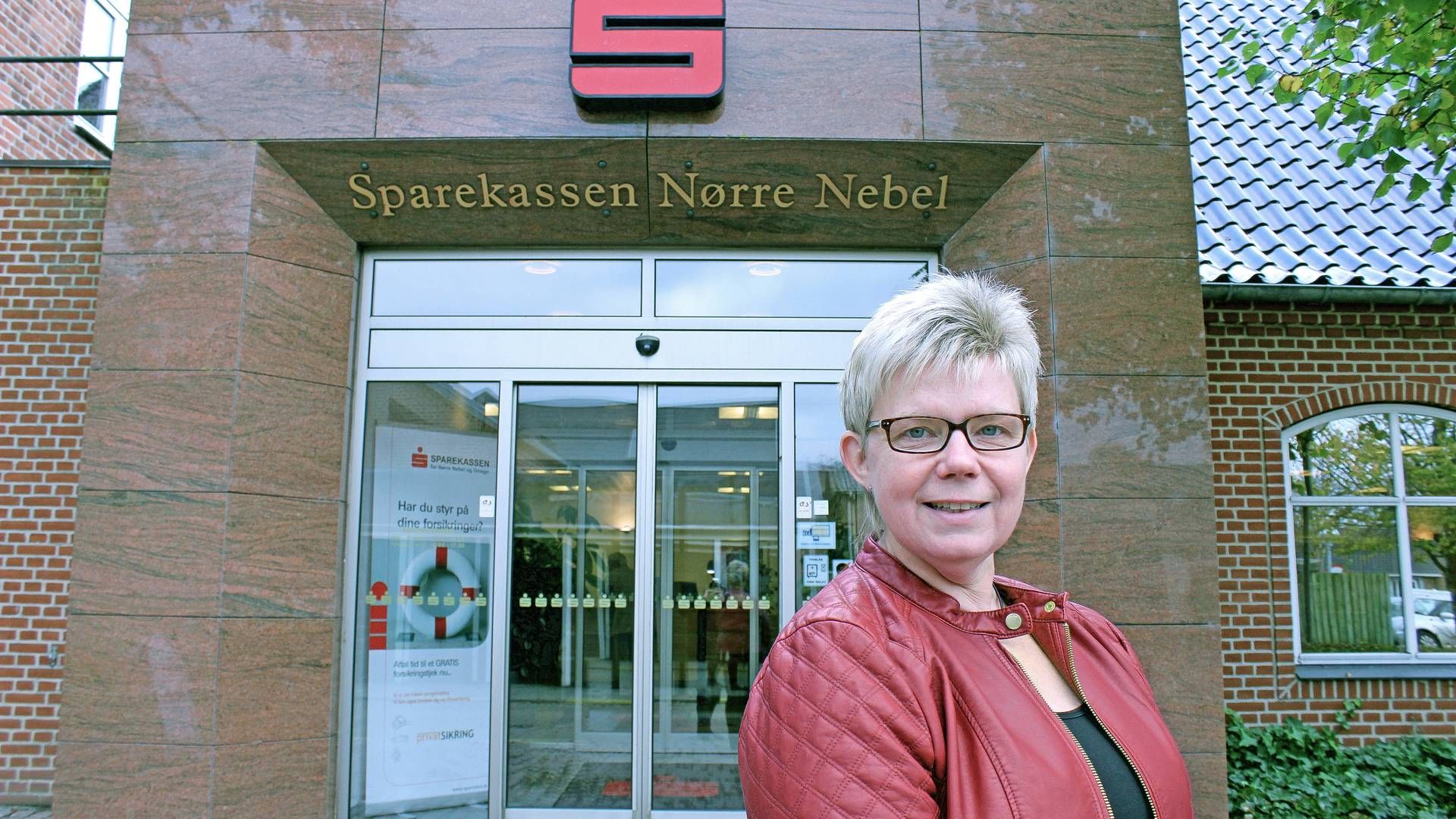 Sidsel Marie Løvvang, adm. direktør i Sparekassen Nørre Nebel og Omegn. | Foto: Søren Peter Frøsig