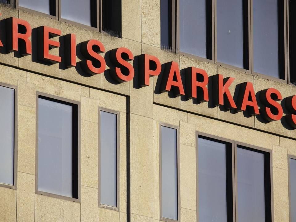 Kreissparkasse München Starnberg Ebersberg, Logo am Hauptsitz in München | Foto: picture alliance / imageBROKER | Stefan Obermeier