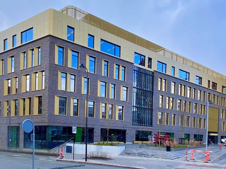 Norske KLP har netop overtaget denne nyopførte kontorejendom i Carlsberg Byen. | Foto: KLP Ejendomme