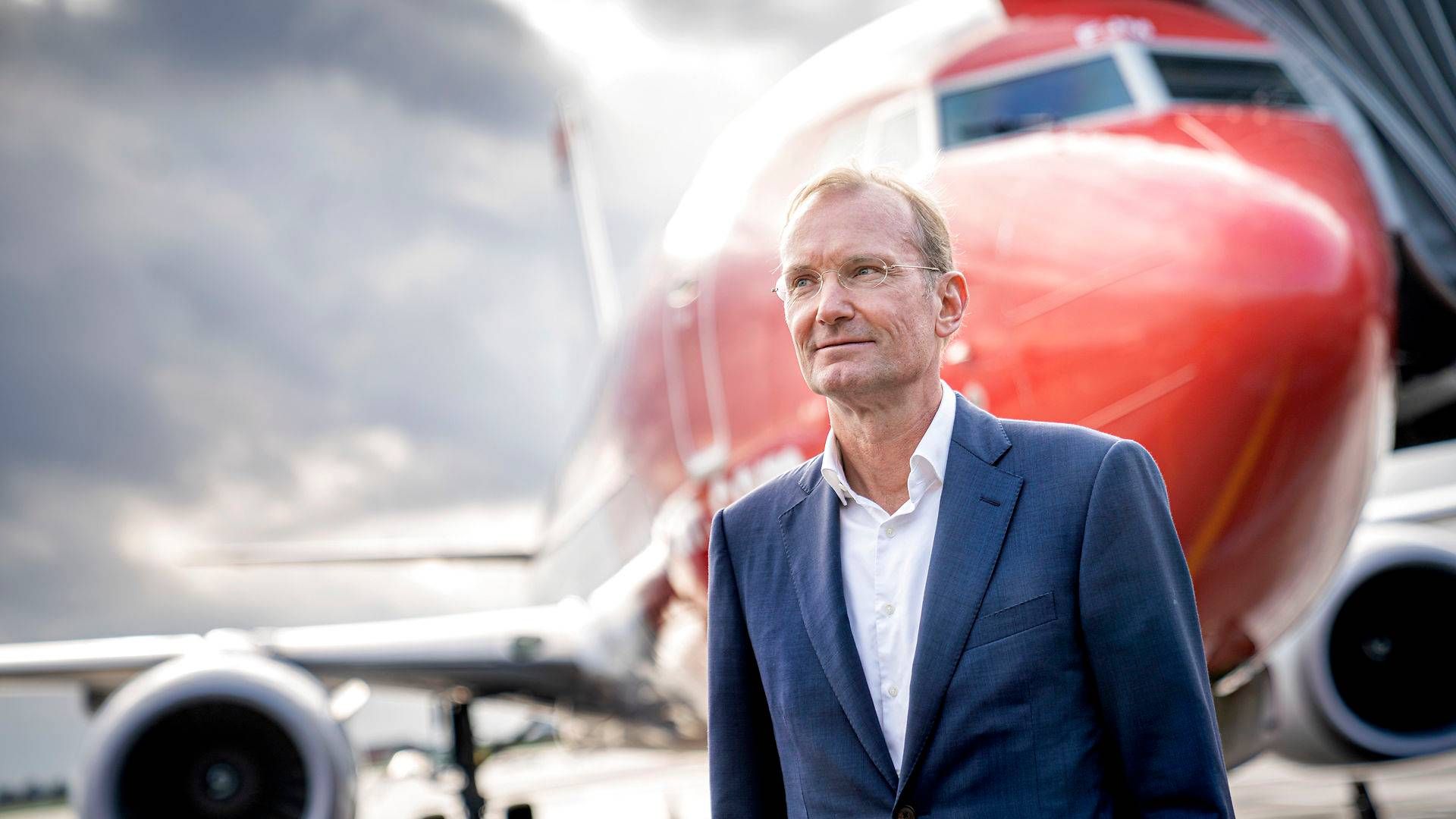Flyselskabet Norwegian, der har danske Niels Smedegaard som bestyrelsesformand, har nu fået godkendt sin redningsplan af en dommer i Oslo. | Foto: Stine Bidstrup/Ritzau Scanpix