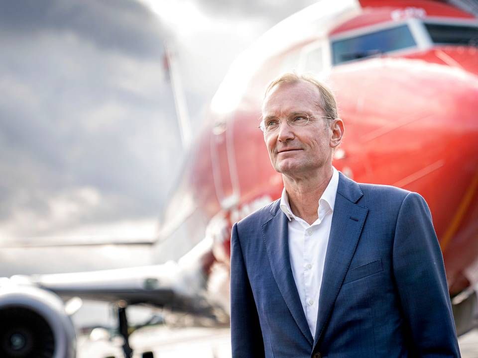 Niels Smedegaard, bestyrelsesformand i Norwegian, må konstatere stort fald i flyselskabets trafiktal for marts måned. | Foto: Stine Bidstrup/Ritzau Scanpix