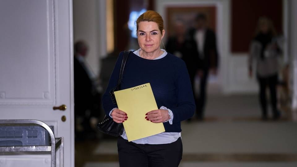 Tidligere udlændinge- og integrationsminister Inger Støjberg vil give medierne ret til at sende tv-dækning fra Rigsretten. | Foto: Martin Sylvest/Ritzau Scanpix